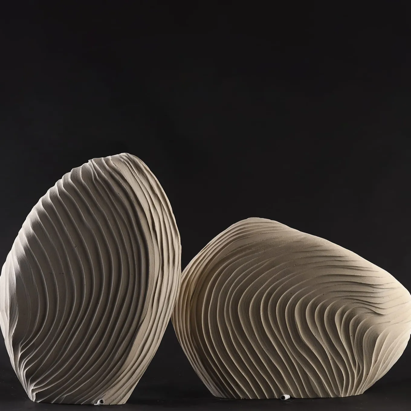 Madrepora Lecce Stone Horizontal Light Sculpture