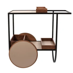 Magenta Serving Trolley