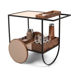 Magenta Serving Trolley