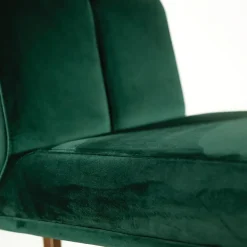 Magnetik Forest Green Velvet Bar Stool