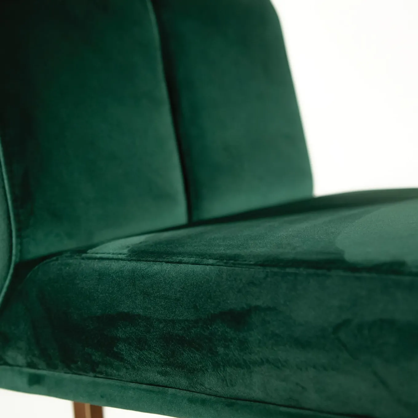 Magnetik Forest Green Velvet Bar Stool