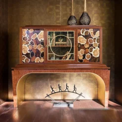 Mahogany And Bunga Wood Cabinet