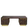 Mahogany Briar Root Writing Desk