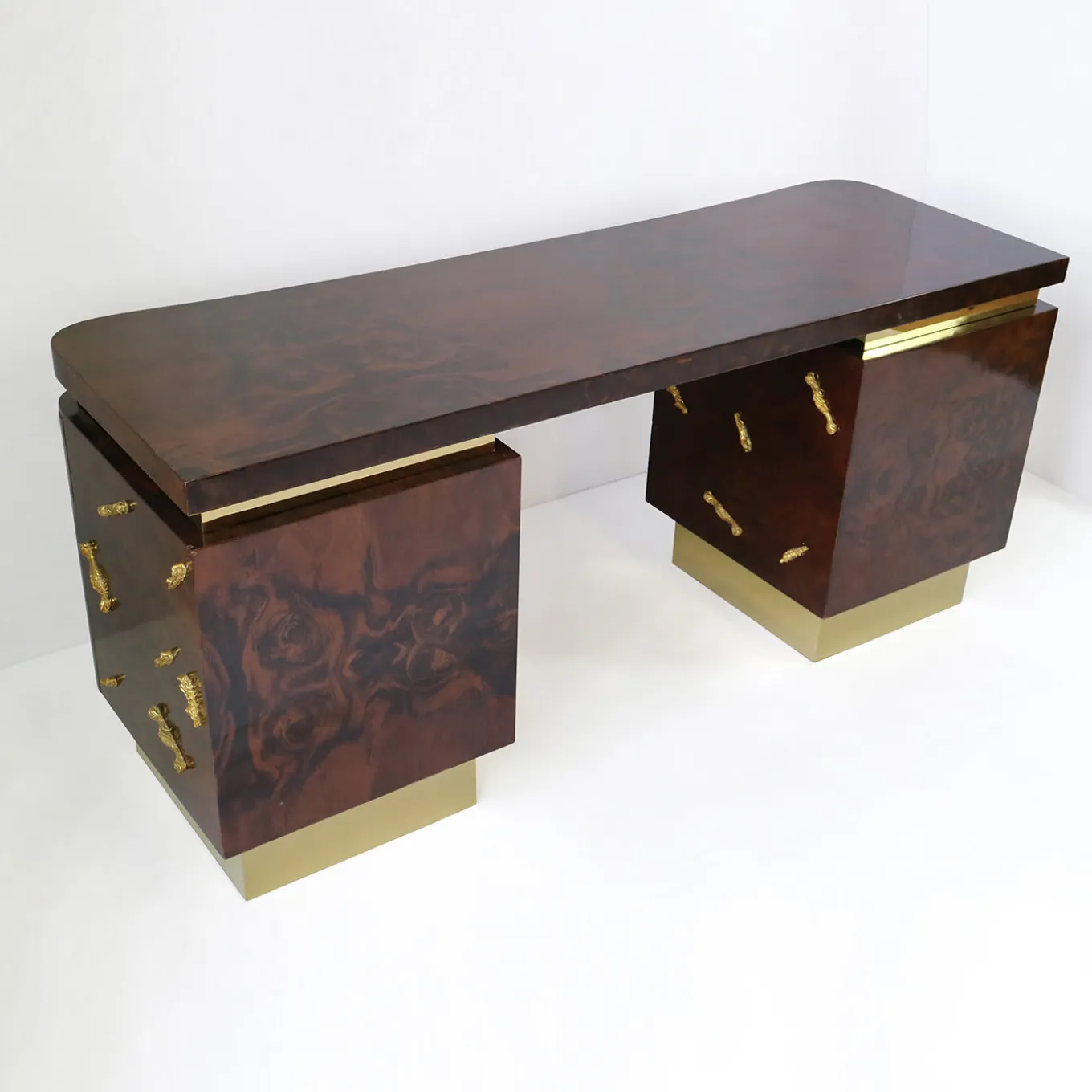 Mahogany Briar Root Writing Desk