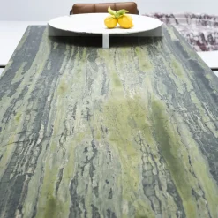 Majesty Verde Bamboo Marble Dining Table