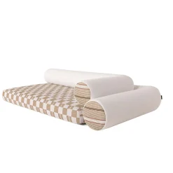 Majlis On Floor White Modular Right Sofa