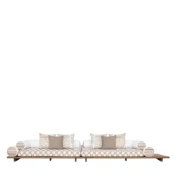 Majlis White Composition 216L + 266R Sofa