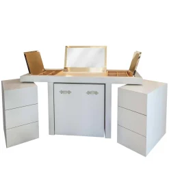 MAKEmeUP Gold Vanity Desk