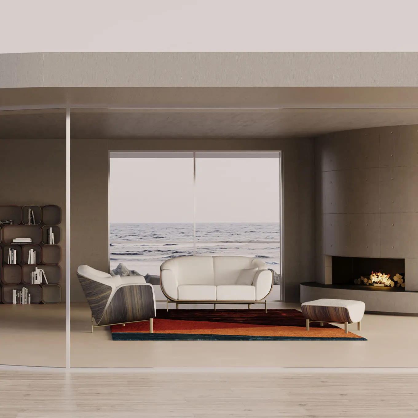 Maktaba Multicolor Small Wall Unit