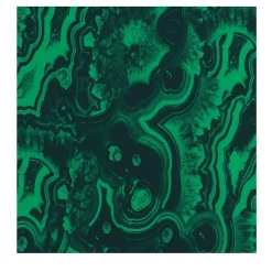 Malachite Section Geode Wallpaper