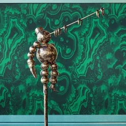 Malachite Section Geode Wallpaper