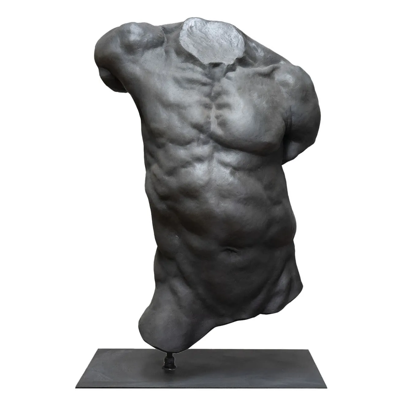 Male Torso Resin Sculpture