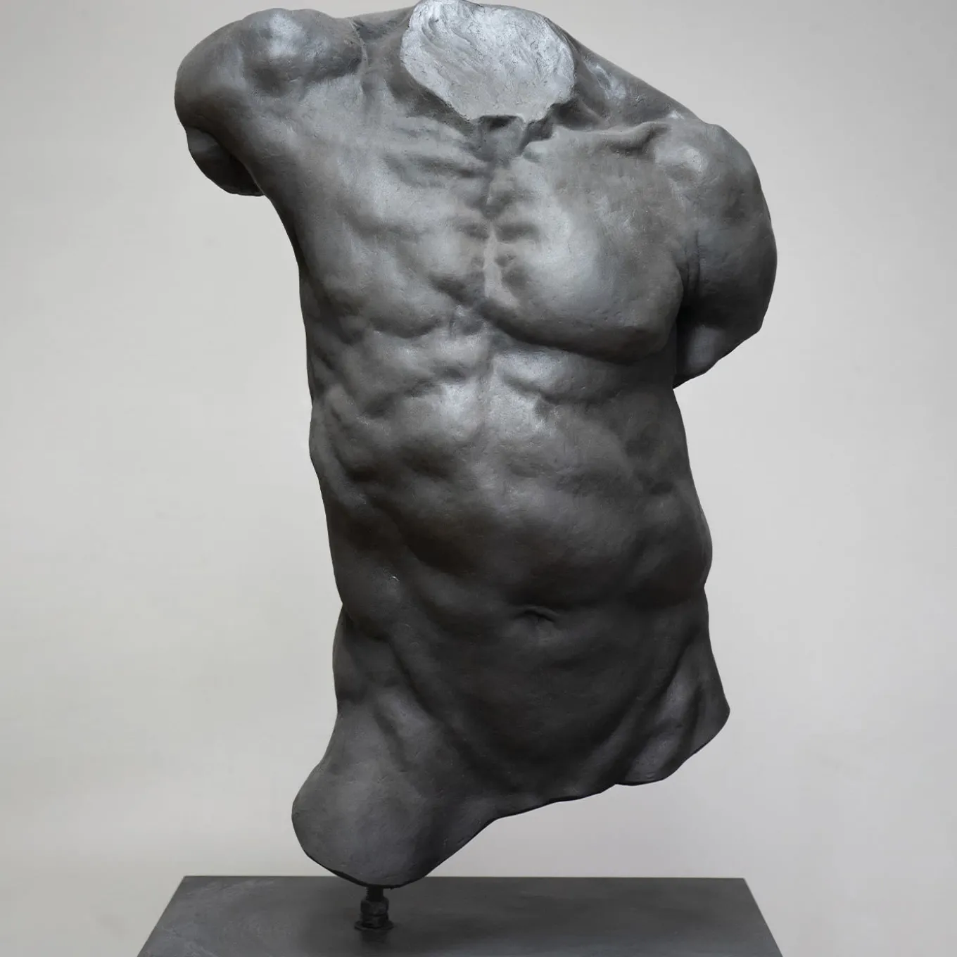 Male Torso Resin Sculpture