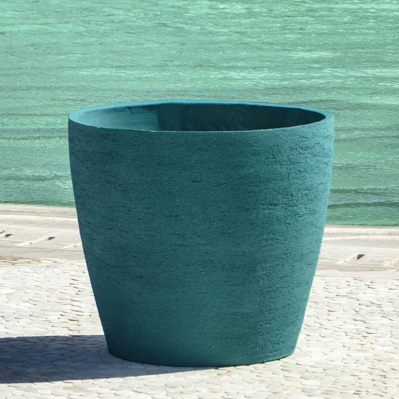 Malibu Blue Ceramic Vase