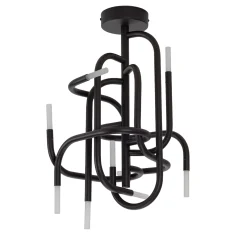 Mangrove Colombia Black Metal Ceiling Lamp