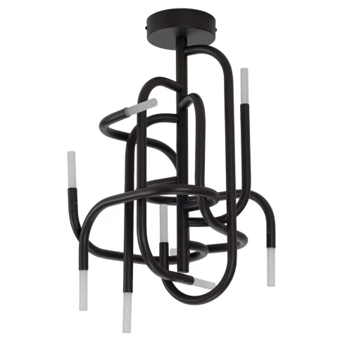 Mangrove Colombia Black Metal Ceiling Lamp