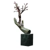 Mano Albero Bronze Sculpture