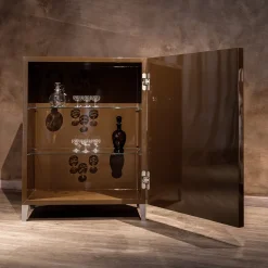 Marble Esplosione Low Brown Cabinet