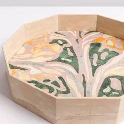 Marble Marbling Decagonal Tray by Zanellato&Bortotto #4