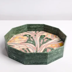 Marble Marbling Decagonal Tray by Zanellato&Bortotto #3