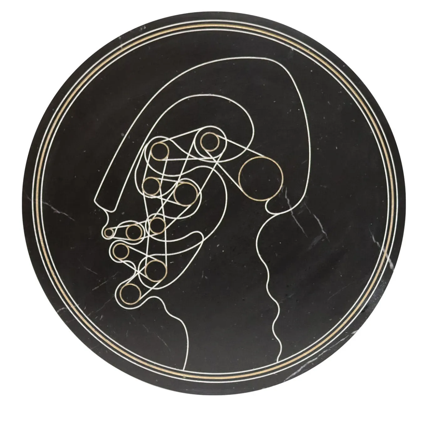 Marblelous XI Decorative Plate by Federico Pepe