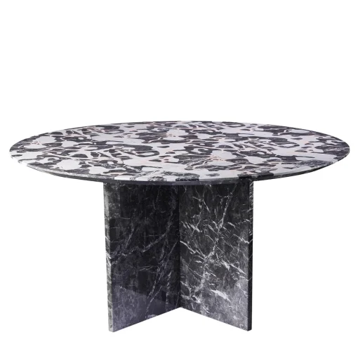 Marbling Black Table