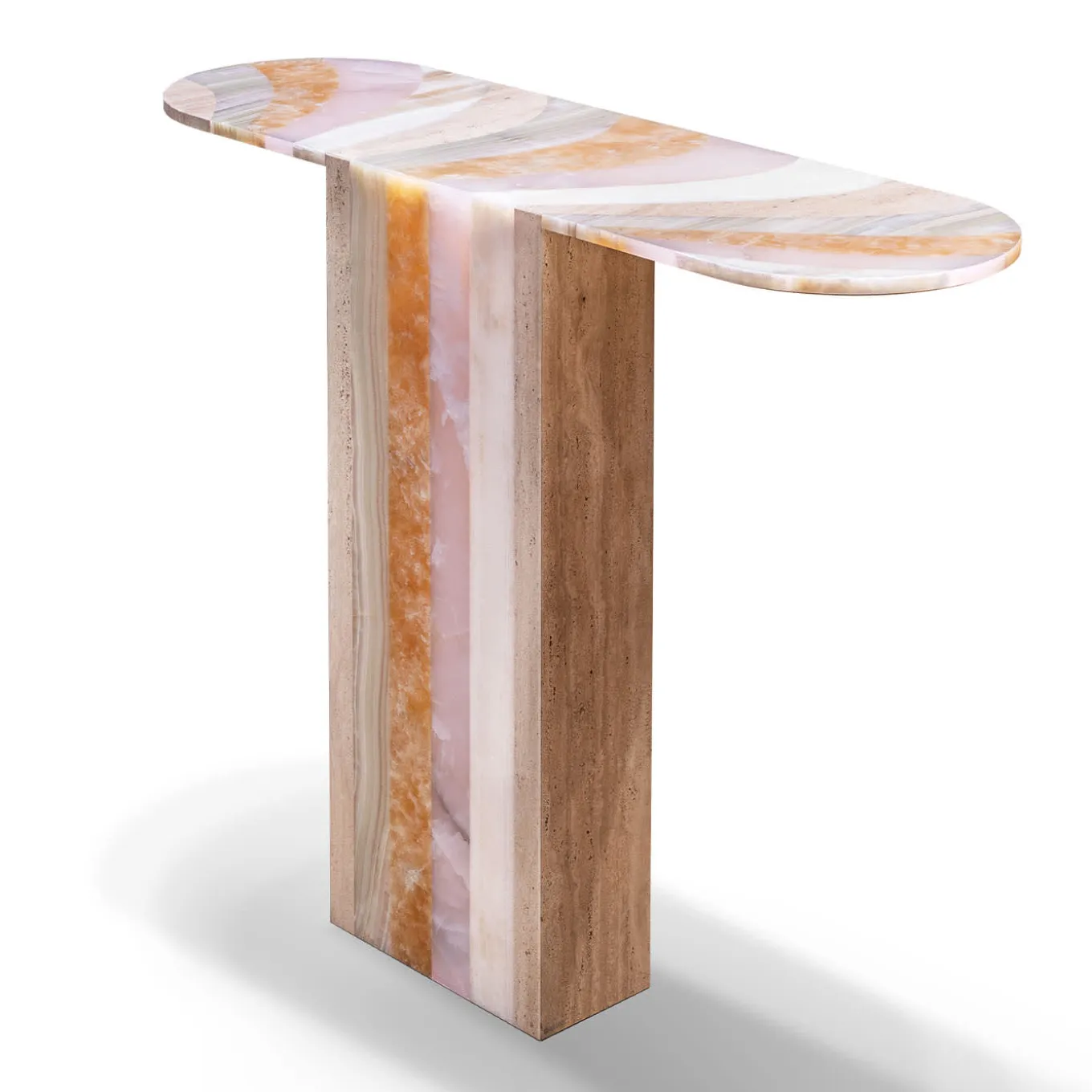 Marea Aquarel Edition Polychrome Console by Patricia Urquiola