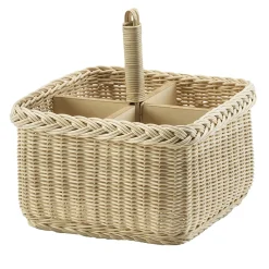 Margherita 4-Slot Flatware Basket