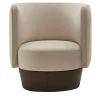 Margot Beige Leather Armchair