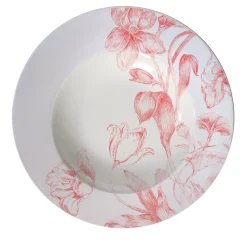 Marie Antoinette Red Set of 2 Chop Plates
