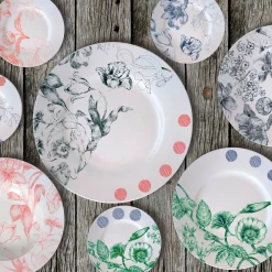 Marie Antoinette Red Set of 2 Chop Plates