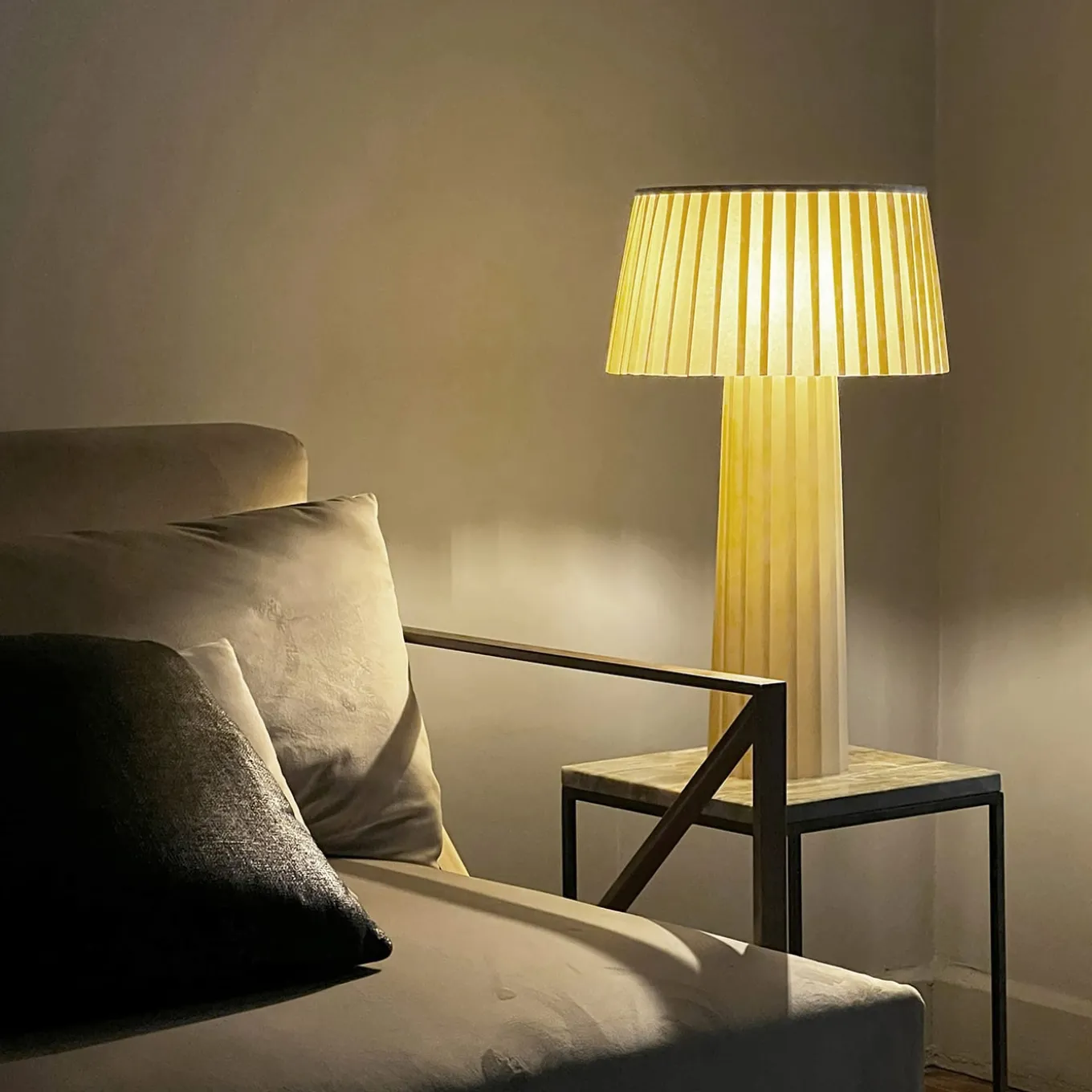 Marigold Ivory Parchment Paper Table Lamp
