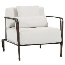 Marina Armchair by Ciarmoli Queda Studio in Stainless Steel