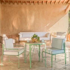 Marina Round Bistro Table by Ciarmoli Queda Studio