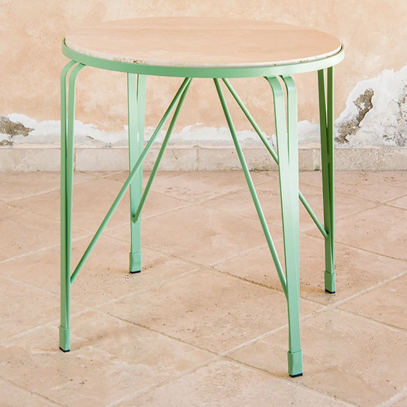 Marina Round Bistro Table by Ciarmoli Queda Studio