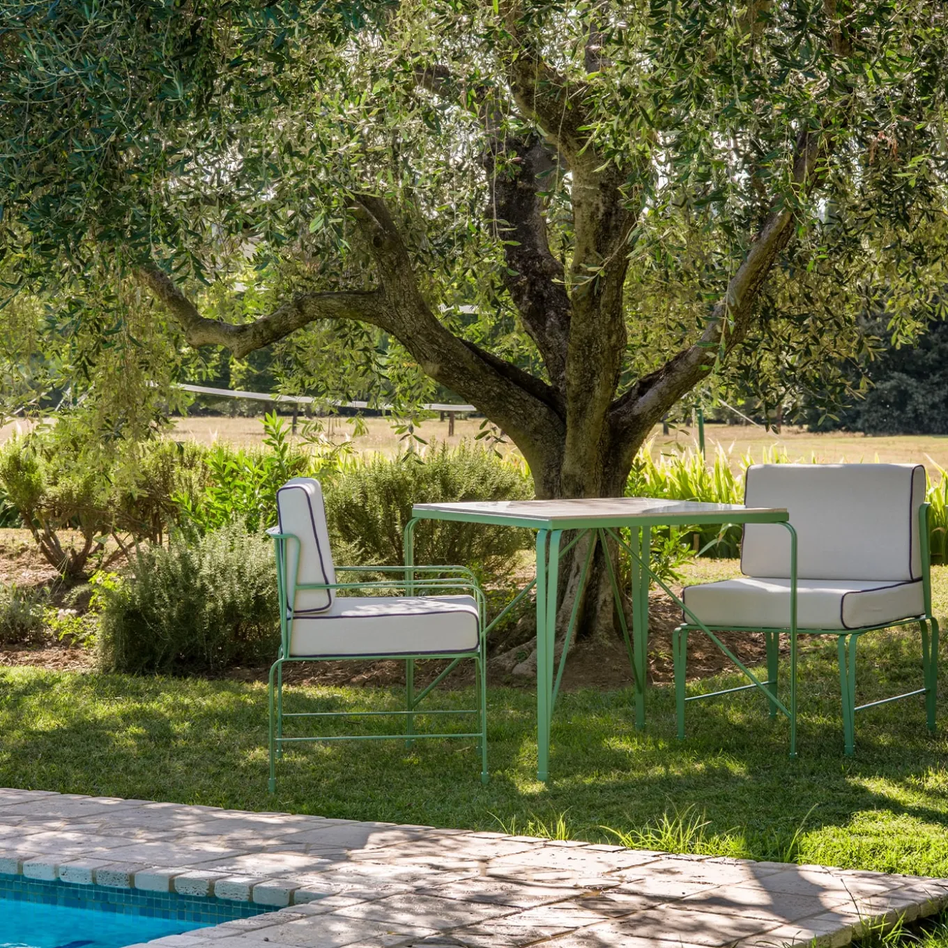 Marina Square Table by Ciarmoli Queda Studio