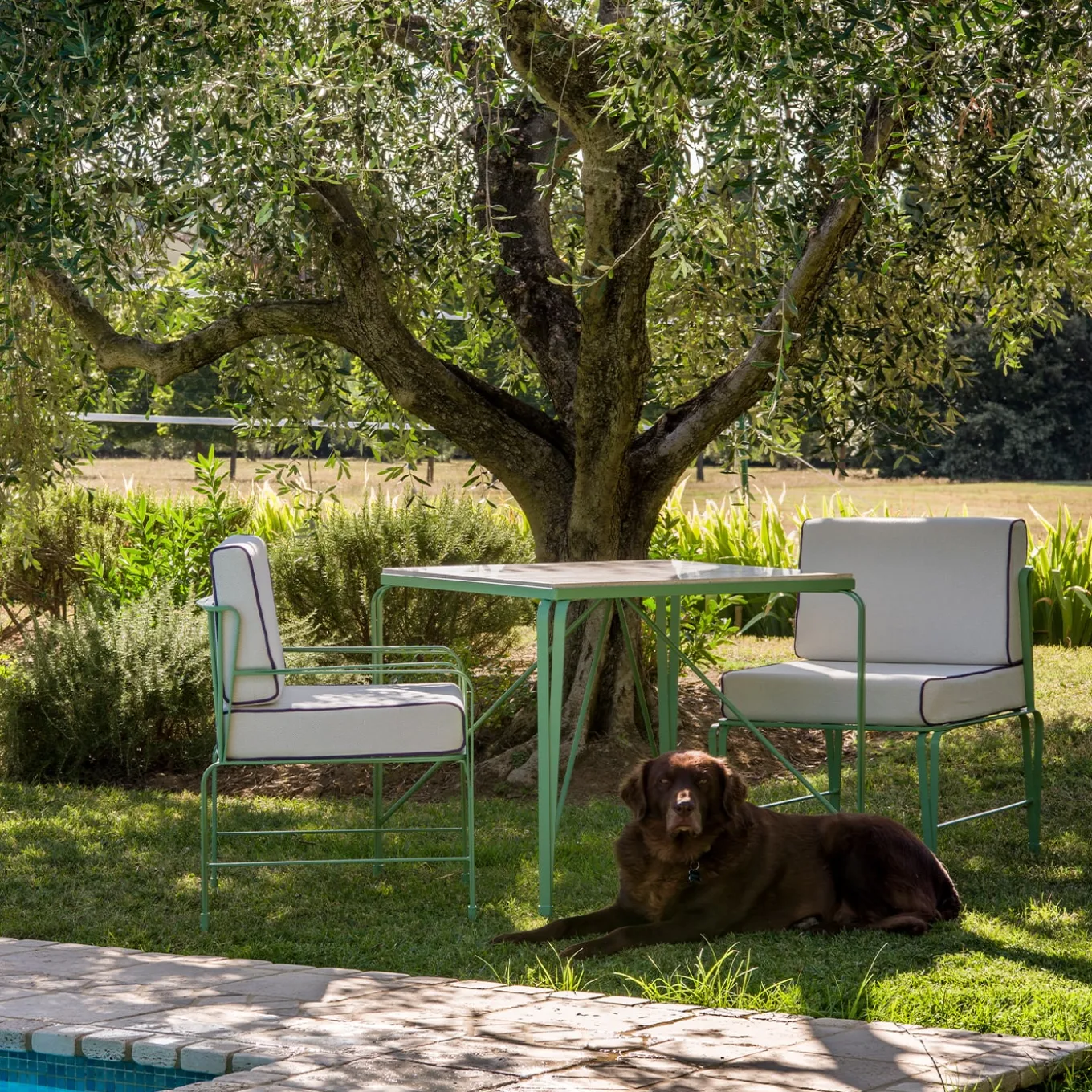 Marina Square Table by Ciarmoli Queda Studio