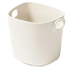 Maris White Cast Aluminium Champagne Bucket for One Bottle by Kelly Wearstler