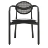 Marlena Black Chair With Arms by Studio Nove.3