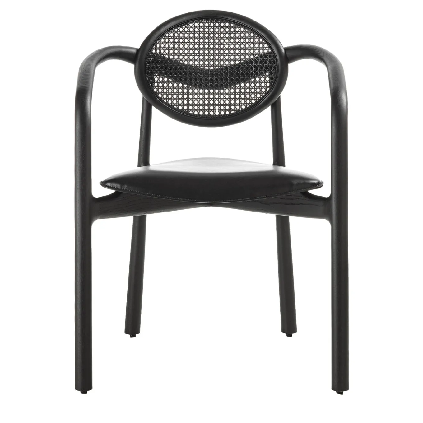 Marlena Black Chair With Arms by Studio Nove.3