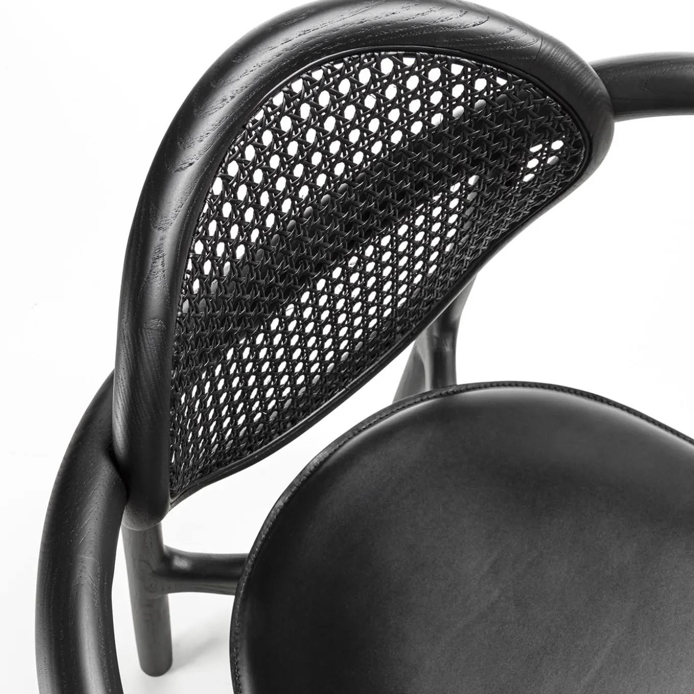 Marlena Black Chair With Arms by Studio Nove.3