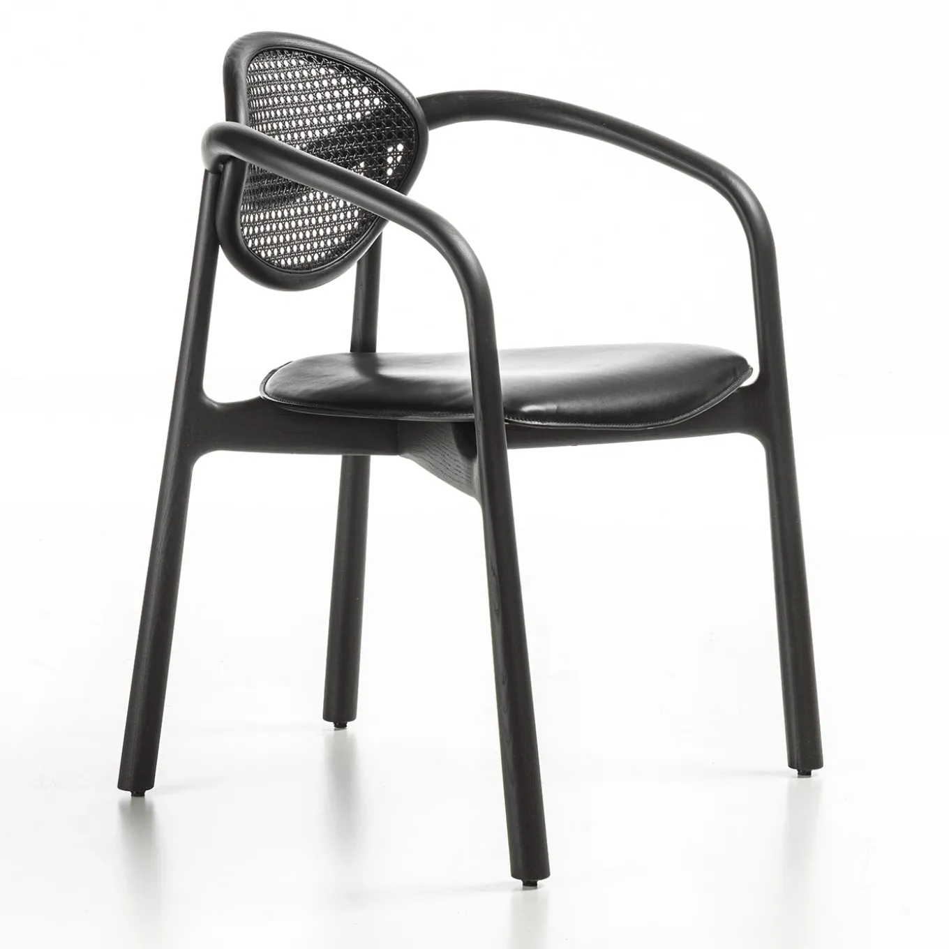 Marlena Black Chair With Arms by Studio Nove.3