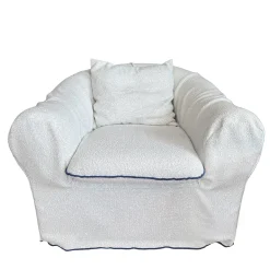 Martingale White Outdoor Armchair