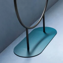 Mask Clothes Valet with Blue Petrol Base