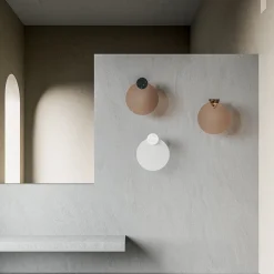 Mata Pink Wall Lamp by Serena Confalonieri