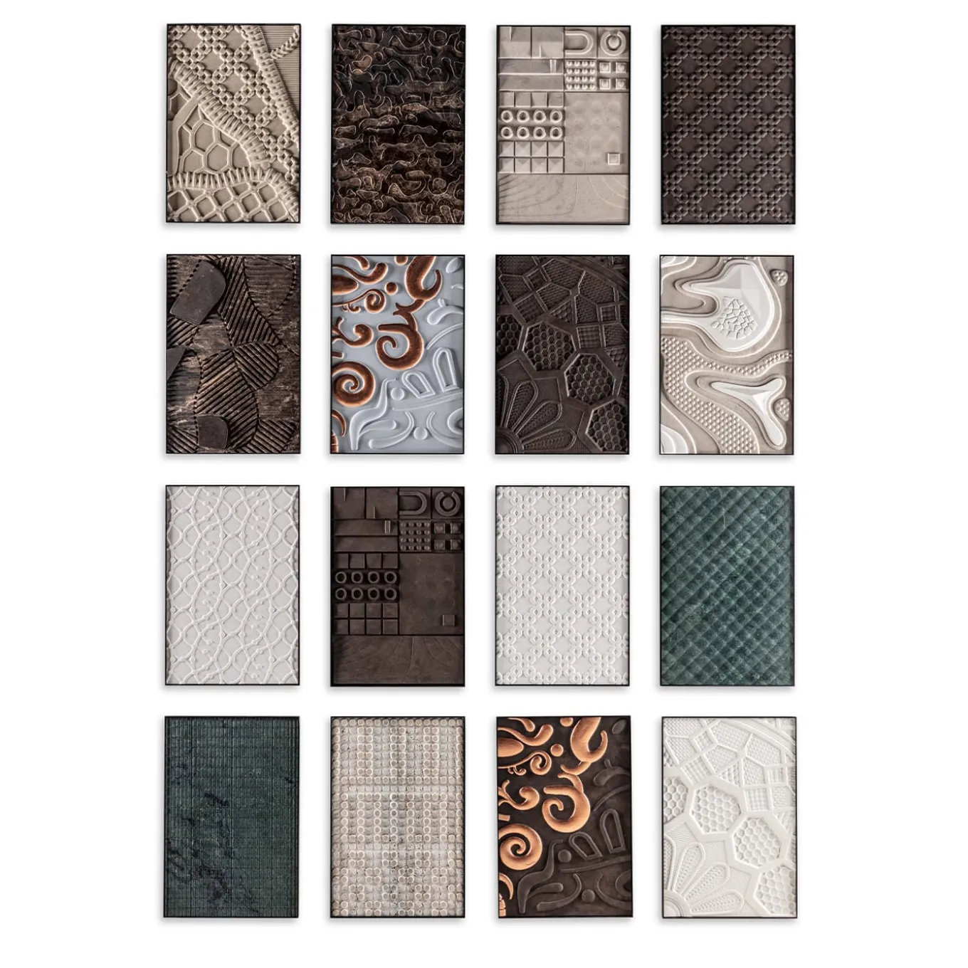 Matelassè Green Alpi Marble Decorative Panel
