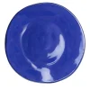 Materia Set of 6 Round Blue Charger Plates