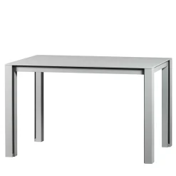 Matte Gray Lacquered Wood Console