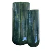 MattiaMatteo Foglia Glossy Green Glazed Ceramic Vase