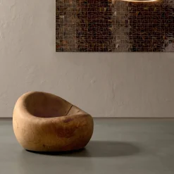 Maui Cedar Wood Lounge Chair by Terry Dwan